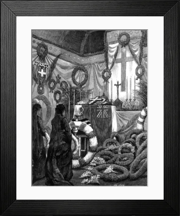 Framed Print : The funeral of Prince Louis Napoleon, 1897 Framed Print : The funeral of Prince Louis Napoleon, 1897