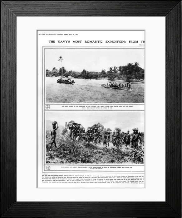 Framed Print : From the Thames to Lake Tanganyika by river, sea and land