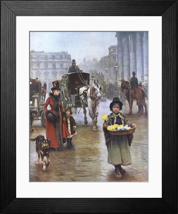 Framed Print : St. Martin in the Fields by William Logsdail Framed Print : St. Martin in the Fields by William Logsdail