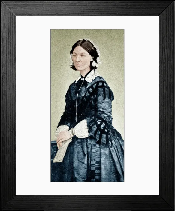 Framed Print : Florence Nightingale - Pioneer of Nursing Techniques Framed Print : Florence Nightingale - Pioneer of Nursing Techniques