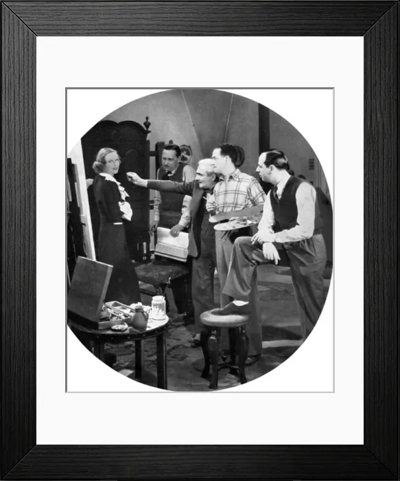 Framed Print : Matania as consultant on the film, Susie in the Bath Framed Print : Matania as consultant on the film, Susie in the Bath