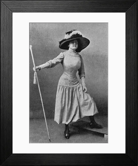 Framed Print : Buttonless costume for lady aviators Framed Print : Buttonless costume for lady aviators