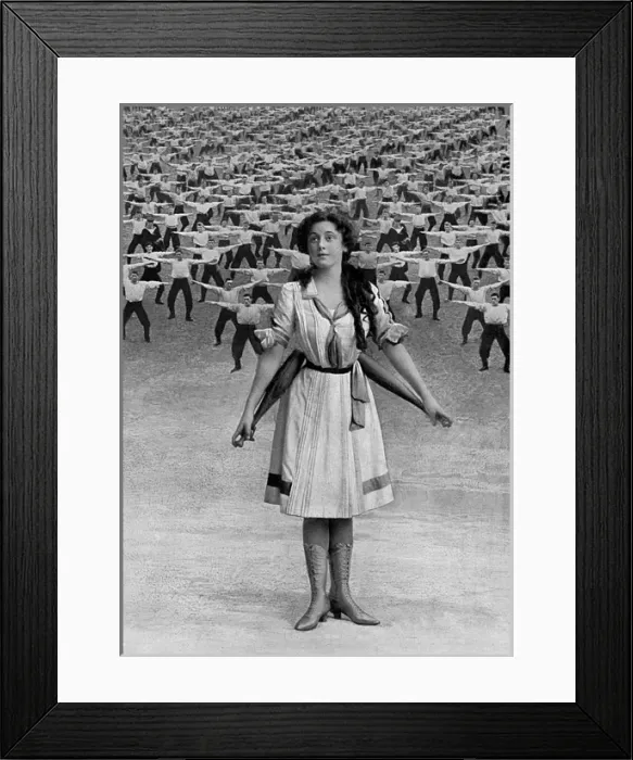 Framed Print : The Physical Culture Girl Framed Print : The Physical Culture Girl