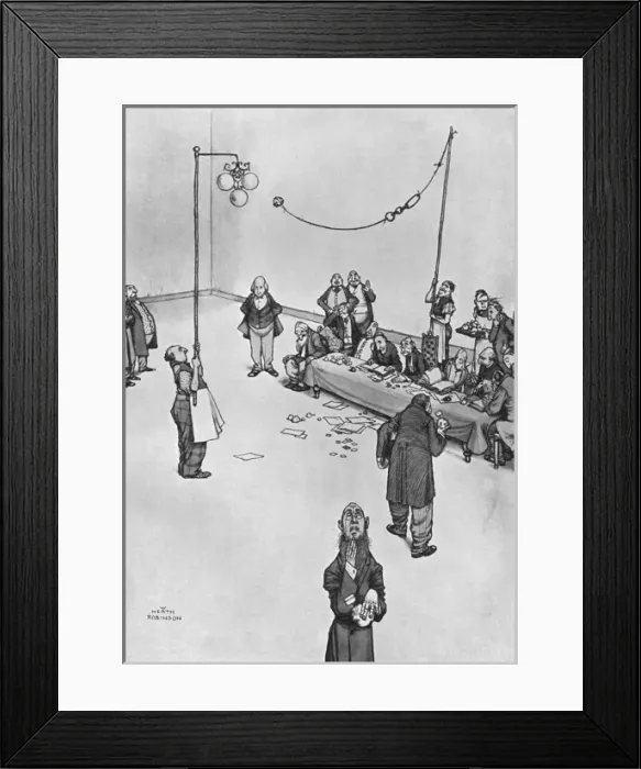 Framed Print : Science Jottings by Dr W. Heath Robinson II Framed Print : Science Jottings by Dr W. Heath Robinson II