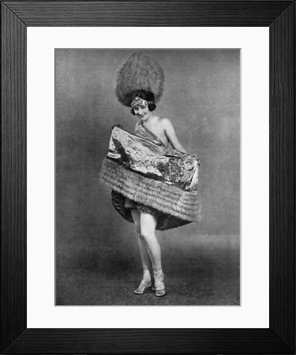 Framed Print : Mai Bacon in The Little Revue Starts at Nine