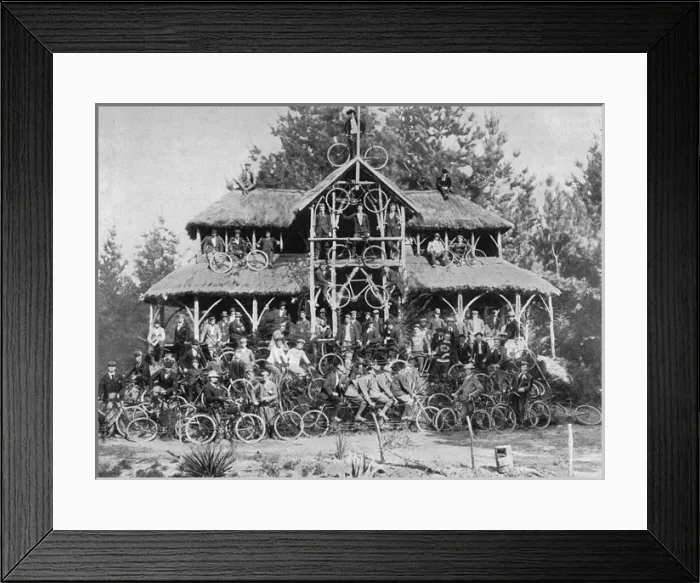 Framed Print : New Zealand bicycle display Framed Print : New Zealand bicycle display