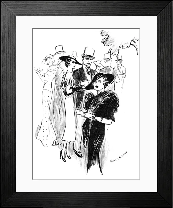 Framed Print : Mr and Mrs Charles Sweeny at Ascot