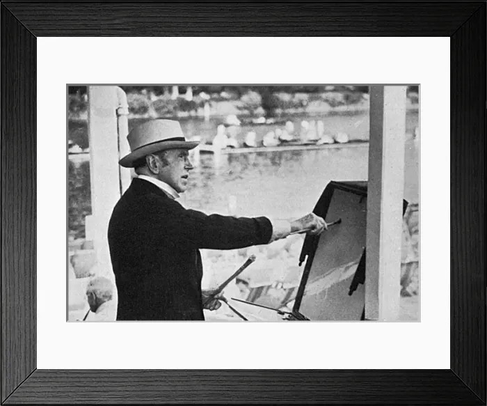 Framed Print : Sir John Lavery painting at Henley Framed Print : Sir John Lavery painting at Henley