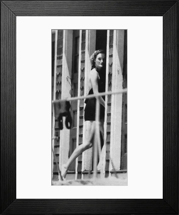 Framed Print : Doris Duke at Baileys Beach, Newport