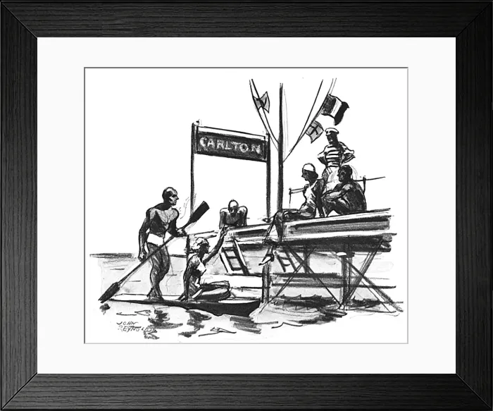 Framed Print : The Carlton Plage, Cannes, French Riviera Framed Print : The Carlton Plage, Cannes, French Riviera