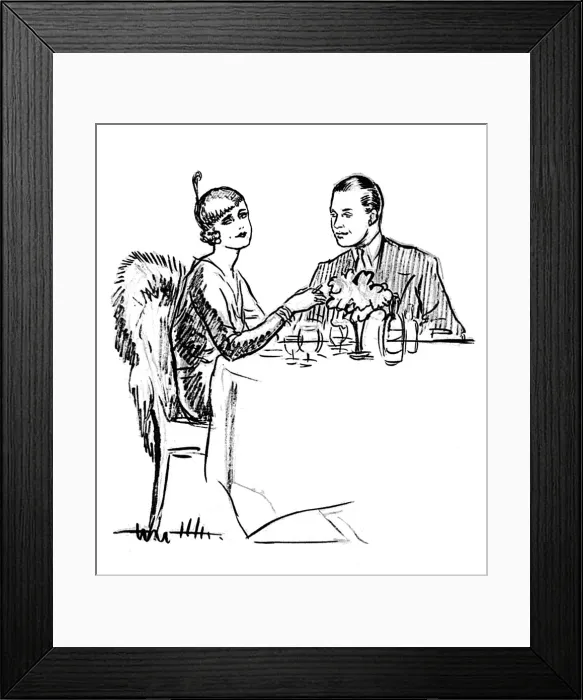 Framed Print : Prince and Princess Alexis Mdivani at Hotel de Paris, Bray Framed Print : Prince and Princess Alexis Mdivani at Hotel de Paris, Bray