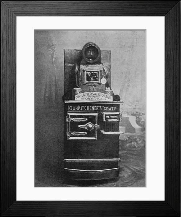 Framed Print : Fancy Dress costume - Kitchener pun, 1898 Framed Print : Fancy Dress costume - Kitchener pun, 1898