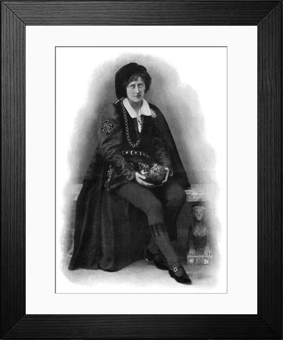 Framed Print : Janette Steer as Hamlet