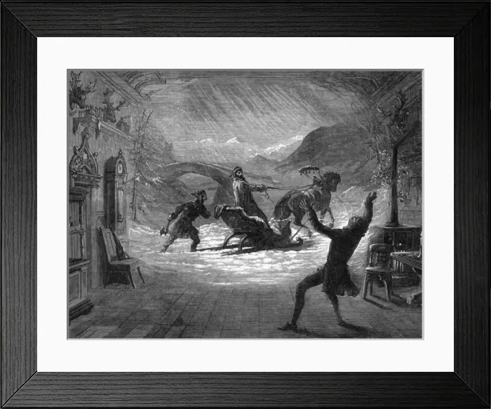 Framed Print : The Bells by Leopold Lewis at the Lyceum Theatre Framed Print : The Bells by Leopold Lewis at the Lyceum Theatre