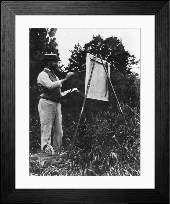 Framed Print : John Singer Sargent painting outdoors Framed Print : John Singer Sargent painting outdoors