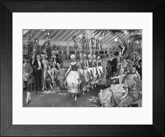 Framed Print : Procession of fancy dress costumes at the Epilogue Ball Framed Print : Procession of fancy dress costumes at the Epilogue Ball