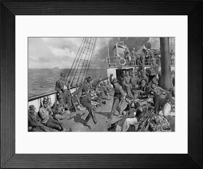 Framed Print : Turco-Italian War - on the way to Tripoli by Matania Framed Print : Turco-Italian War - on the way to Tripoli by Matania