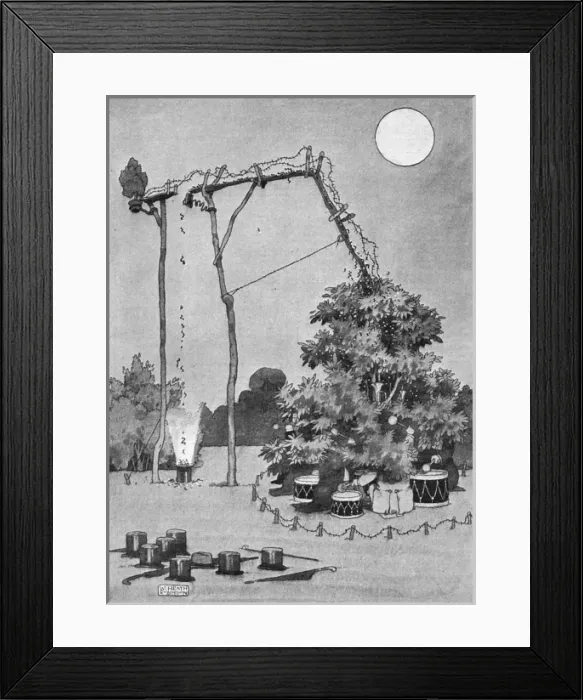 Framed Print : Why Not Matches? WWI cartoon by William Heath Robinson Framed Print : Why Not Matches? WWI cartoon by William Heath Robinson