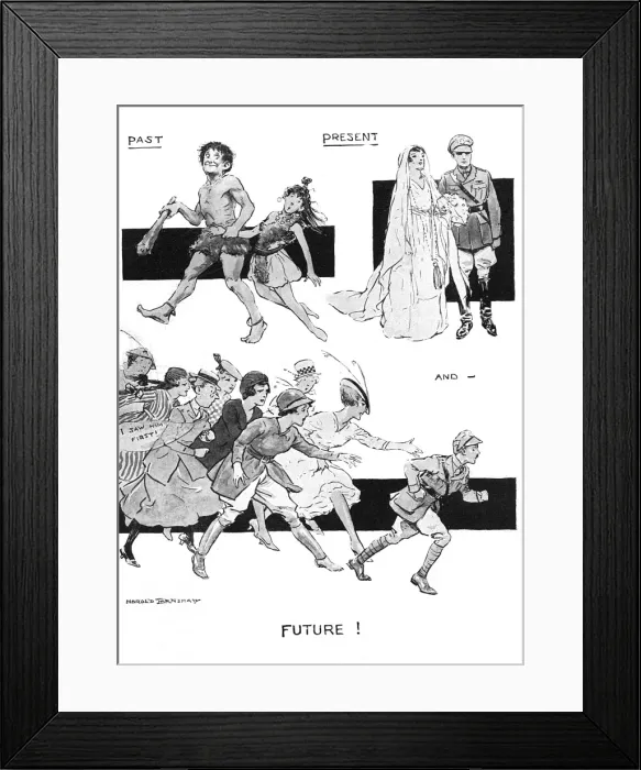 Framed Print : A Prophecy by Harold Earnshaw
