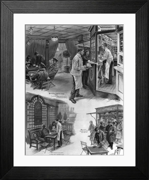 Framed Print : Fortune of War cafe, WW1 Framed Print : Fortune of War cafe, WW1