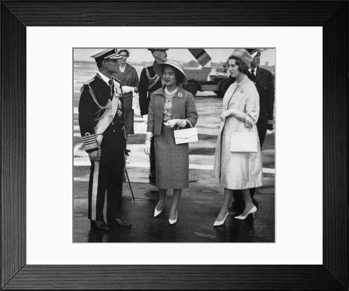 Framed Print : Visit to the UK - King Bhumibol & Queen Sirikit of Thailand Framed Print : Visit to the UK - King Bhumibol & Queen Sirikit of Thailand