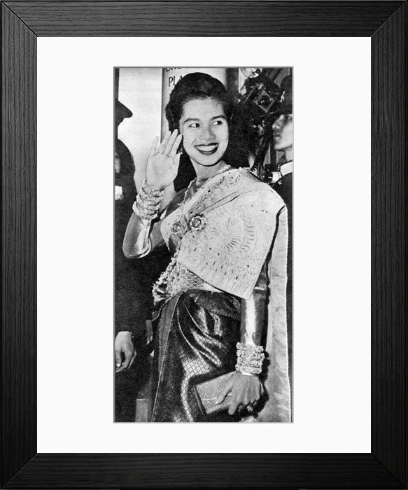 Framed Print : Queen Sirikit of Thailand at the Thai Embassy Framed Print : Queen Sirikit of Thailand at the Thai Embassy