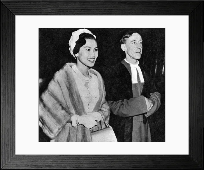 Framed Print : Queen Sirikit of Thailand at Westminster Abbey Framed Print : Queen Sirikit of Thailand at Westminster Abbey