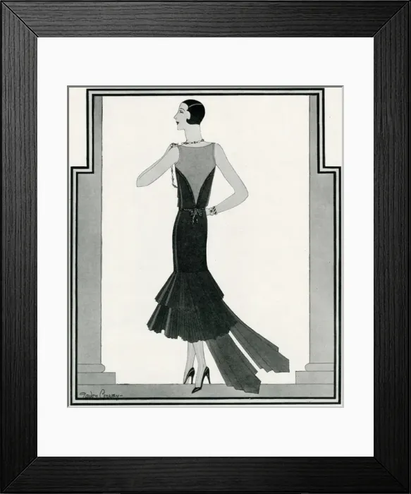 Framed Print : Fashion by Gordon Conway: Paris prefers two trains Framed Print : Fashion by Gordon Conway: Paris prefers two trains