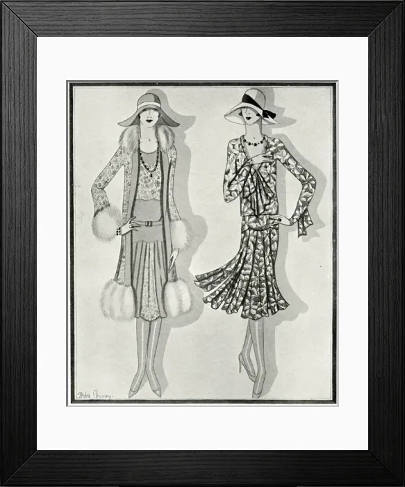 Framed Print : Goodwood fashions by Gordon Conway Framed Print : Goodwood fashions by Gordon Conway