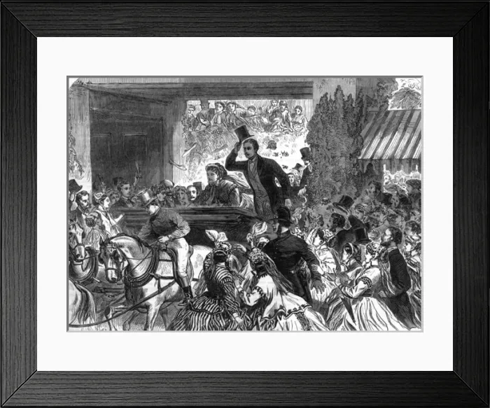 Framed Print : Wedding of Princess Mary of Cambridge & Francis of Teck Framed Print : Wedding of Princess Mary of Cambridge & Francis of Teck