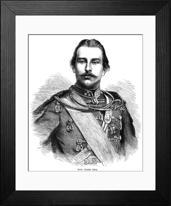Framed Print : H. S. H. Prince Francis of Teck Framed Print : H. S. H. Prince Francis of Teck