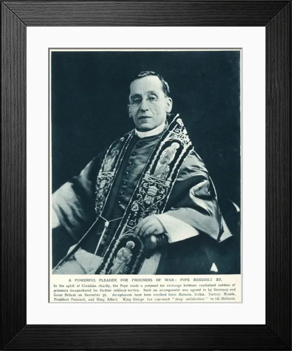 Framed Print : Pope Benedict XV Framed Print : Pope Benedict XV