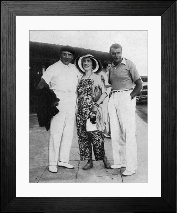 Framed Print : Tito Ruffo, Ethel Levey & Peppie D Albro at Cannes Framed Print : Tito Ruffo, Ethel Levey & Peppie D Albro at Cannes