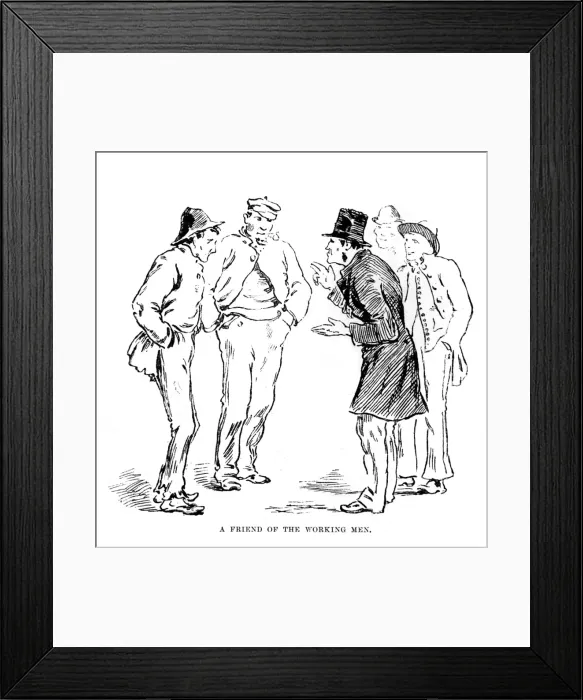 Framed Print : West End riots, 1886 - What do you think? Framed Print : West End riots, 1886 - What do you think?