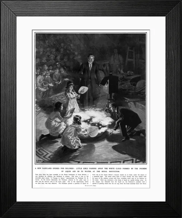 Framed Print : Royal Institution Christmas Lecture - H H Turner