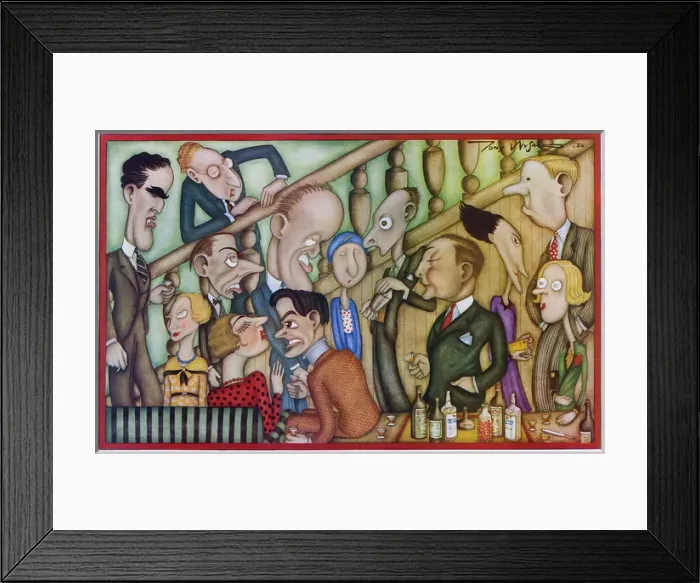 Framed Print : At a Bright Young Party Framed Print : At a Bright Young Party