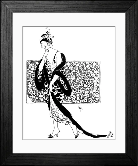 Framed Print : Stylish and mischievous young lady