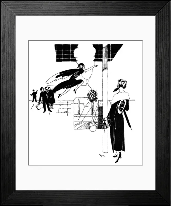 Framed Print : Stylish young lady practises her hurdling at the station Framed Print : Stylish young lady practises her hurdling at the station