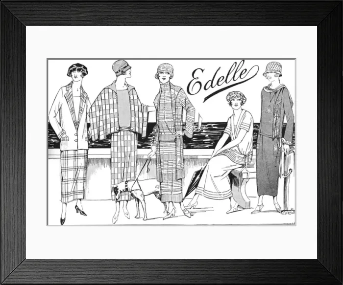 Framed Print : Stylish women wearing outfits from Edelle at the beach Framed Print : Stylish women wearing outfits from Edelle at the beach