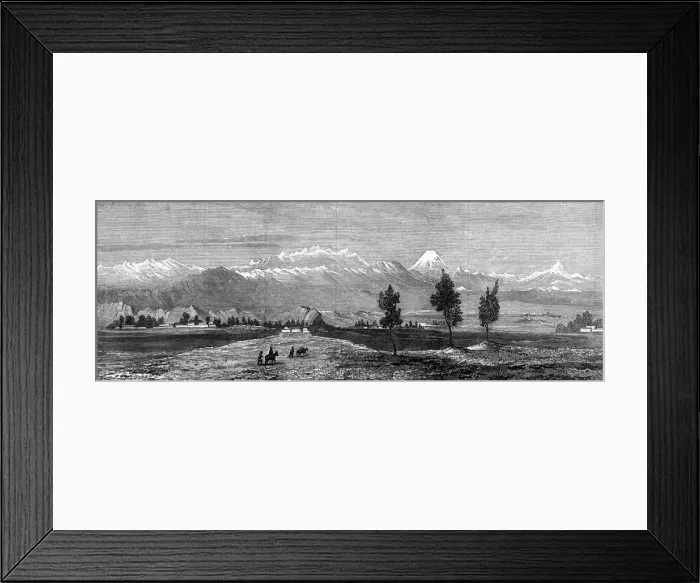 Framed Print : Mountains of the Pamir in Eastern Turkestan Framed Print : Mountains of the Pamir in Eastern Turkestan
