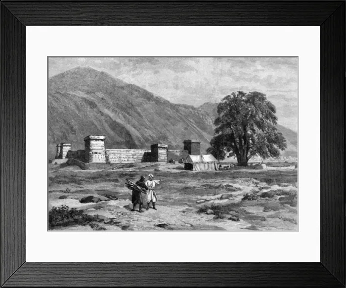 Framed Print : The Chitral Expedition: the fort of Mastuj