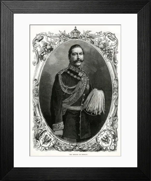 Framed Print : Wilhelm II, German Emperor 1888 Framed Print : Wilhelm II, German Emperor 1888