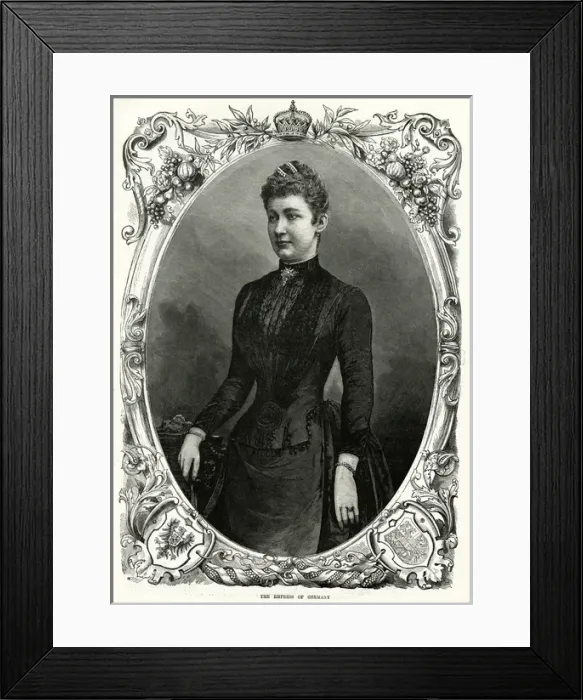 Framed Print : Augusta Victoria of Schleswig-Holstein