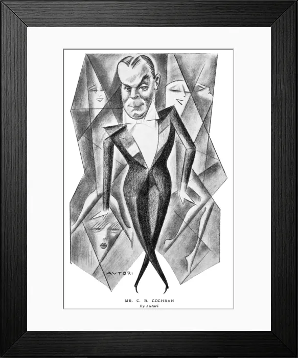 Framed Print : Mr C. B. Cochran - caricature by Autori Framed Print : Mr C. B. Cochran - caricature by Autori