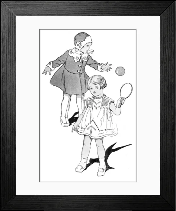Framed Print : Childrens fashions, 1930s Framed Print : Childrens fashions, 1930s