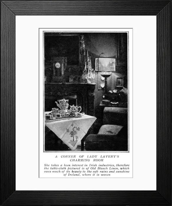 Framed Print : Lady Laverys sitting room Framed Print : Lady Laverys sitting room