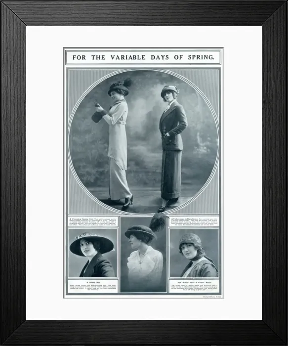 Framed Print : Variable days of spring 1913 Framed Print : Variable days of spring 1913