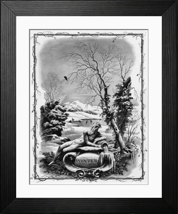 Framed Print : Winter by Rex Whistler