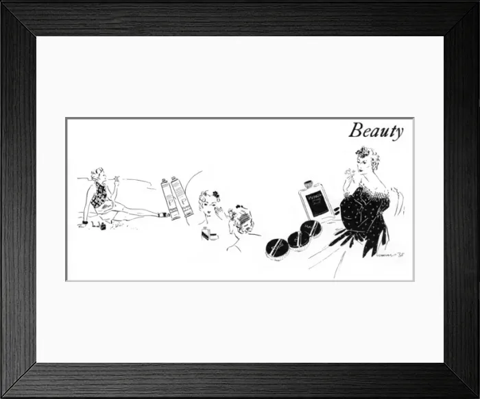 Framed Print : Using Ponds Cold Cream Framed Print : Using Ponds Cold Cream