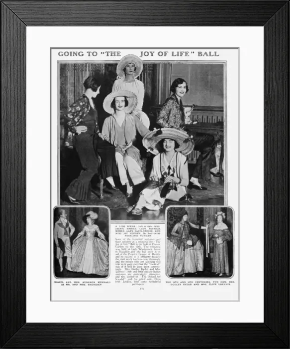 Framed Print : Society girls practising for the Joy of Life Ball Framed Print : Society girls practising for the Joy of Life Ball